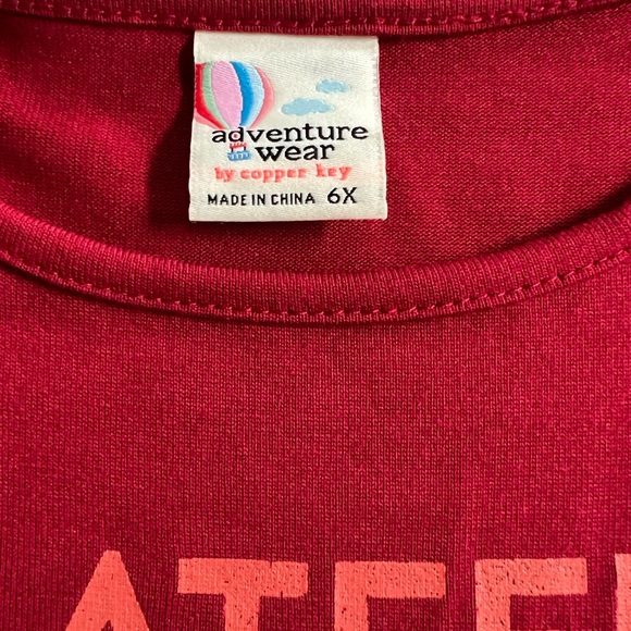 Copper Key Adventure Wear 6x Thanksgiving Fall long sleeves maroon nwot - Picture 3 of 6